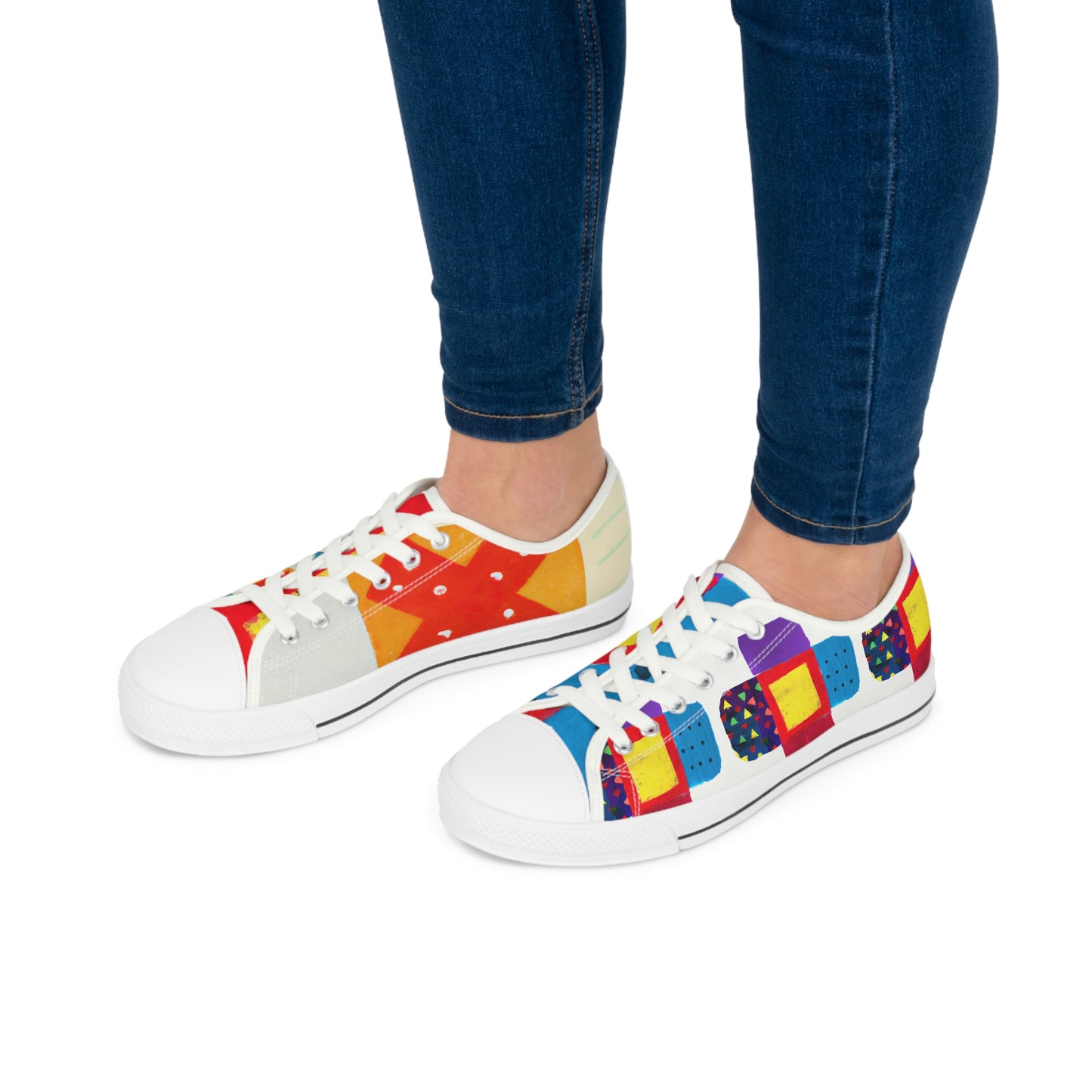 Bandaid Chucks Women's Low Top Sneakers