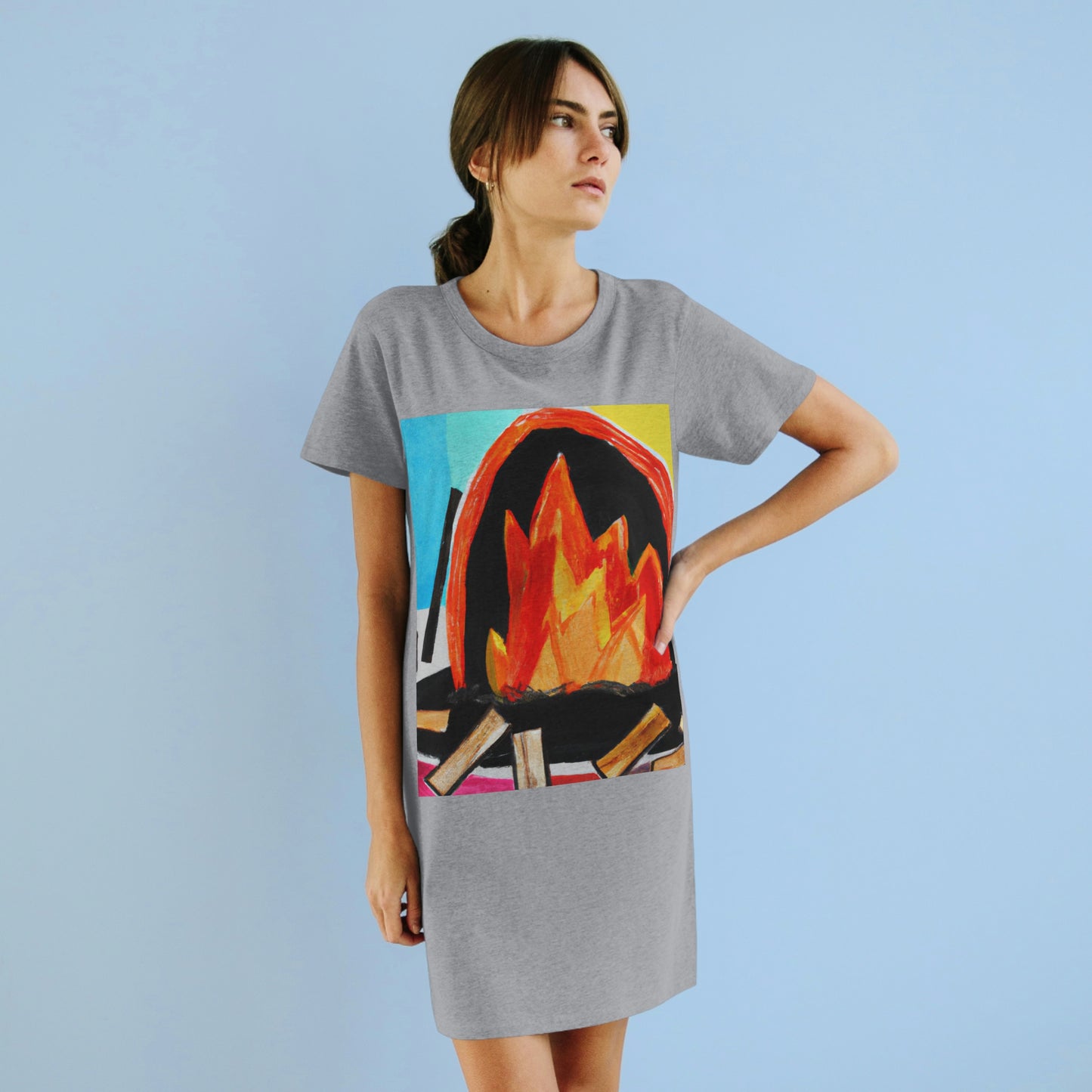 Bonfire Organic T-Shirt Dress