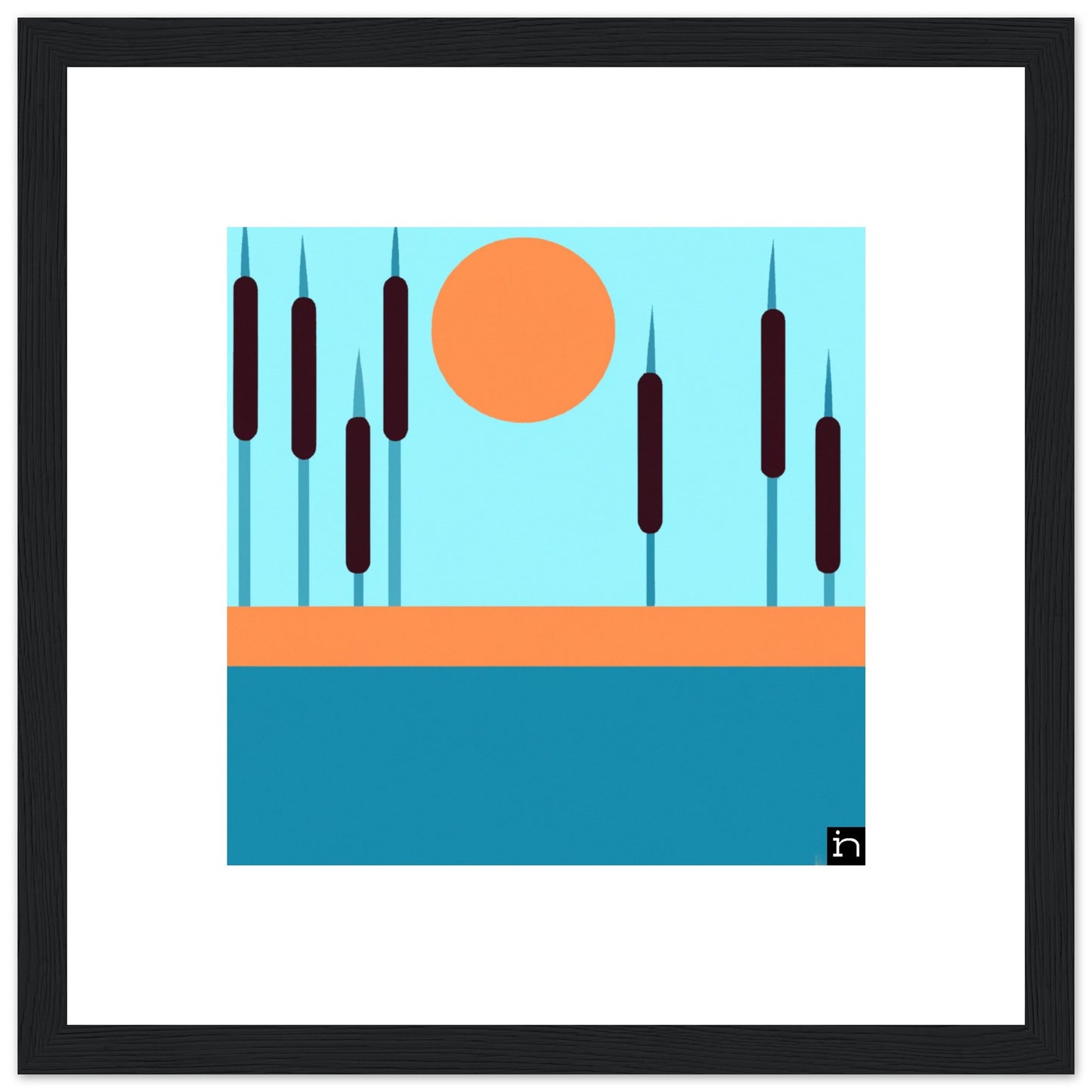 Cattails Framed Print 004-23