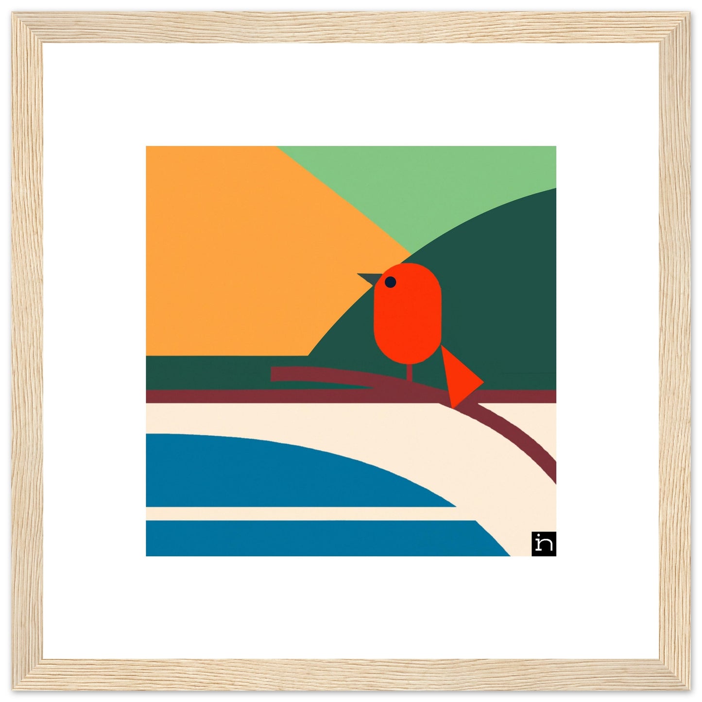 Robin Framed Print 008-23