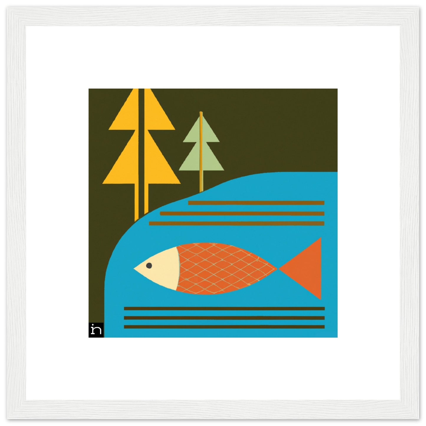 Fish Framed Print 005-23