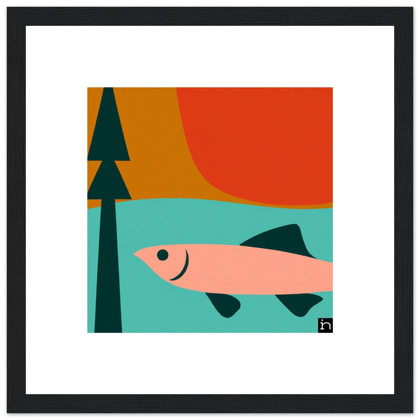 Fish Framed Print 007-23