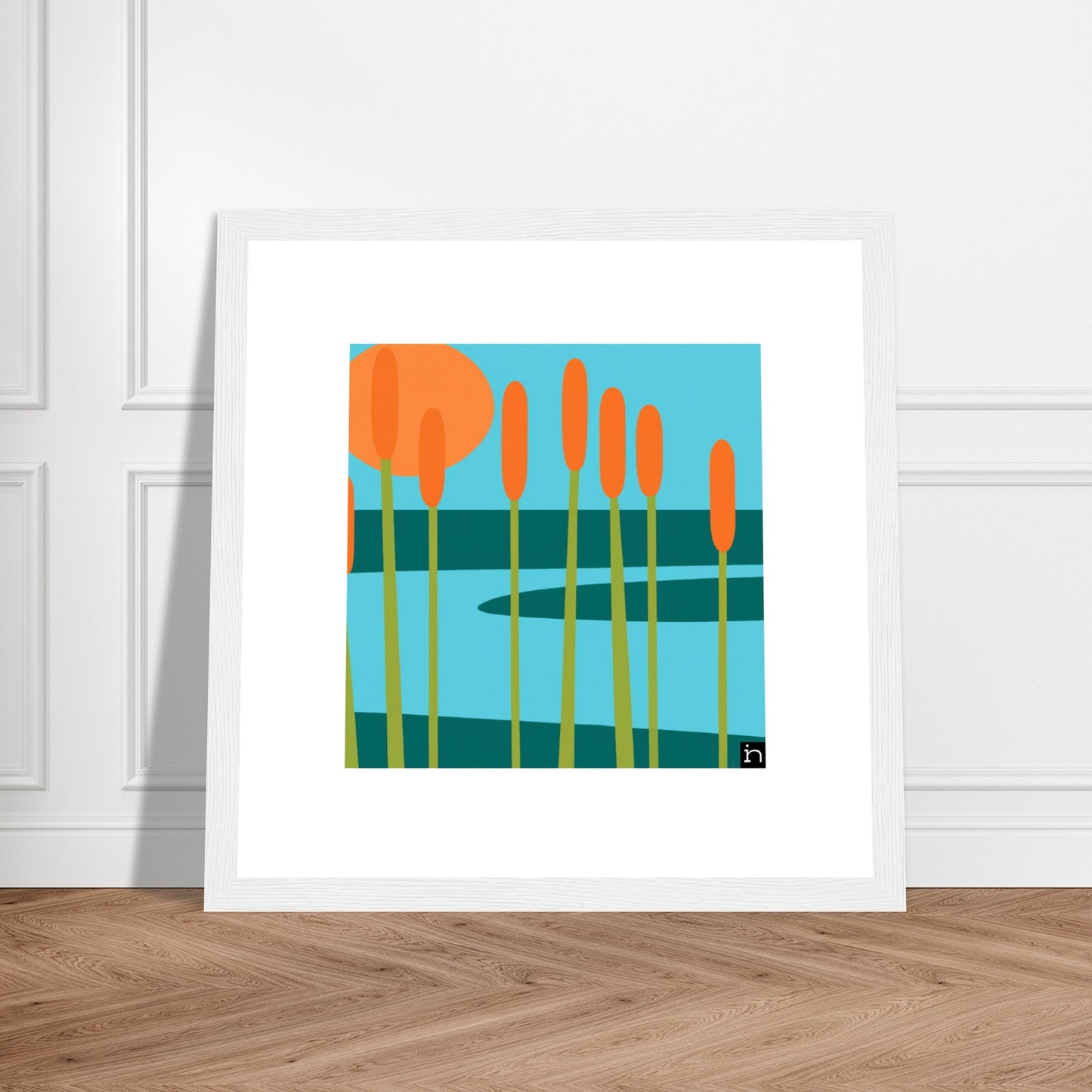 Cattails Framed Print 001-23