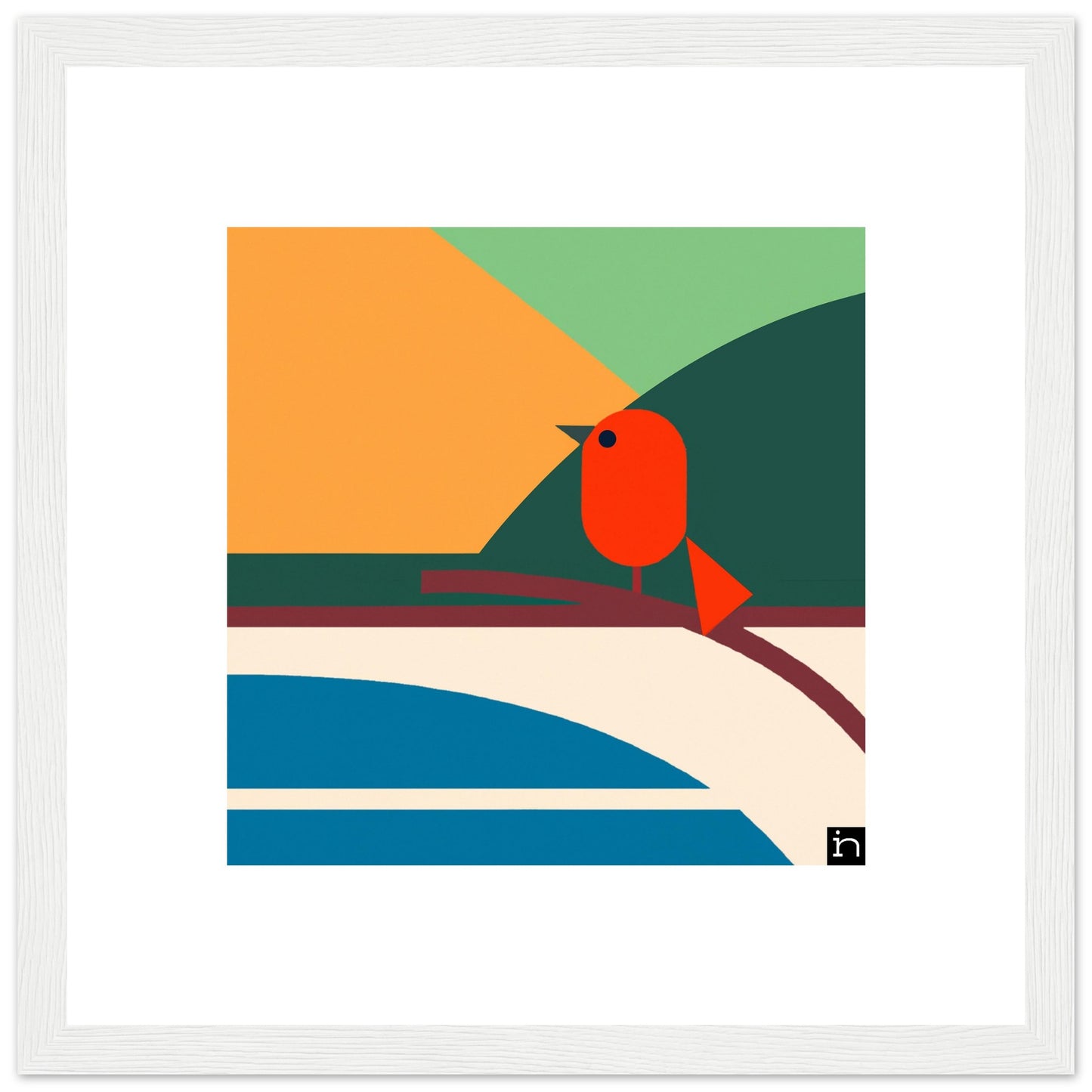 Robin Framed Print 008-23