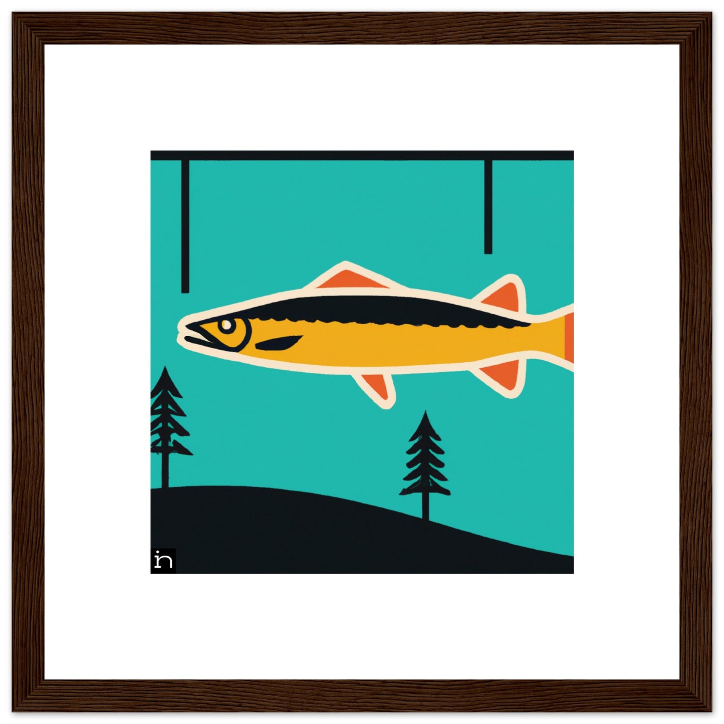 Fish Framed Print 003-23