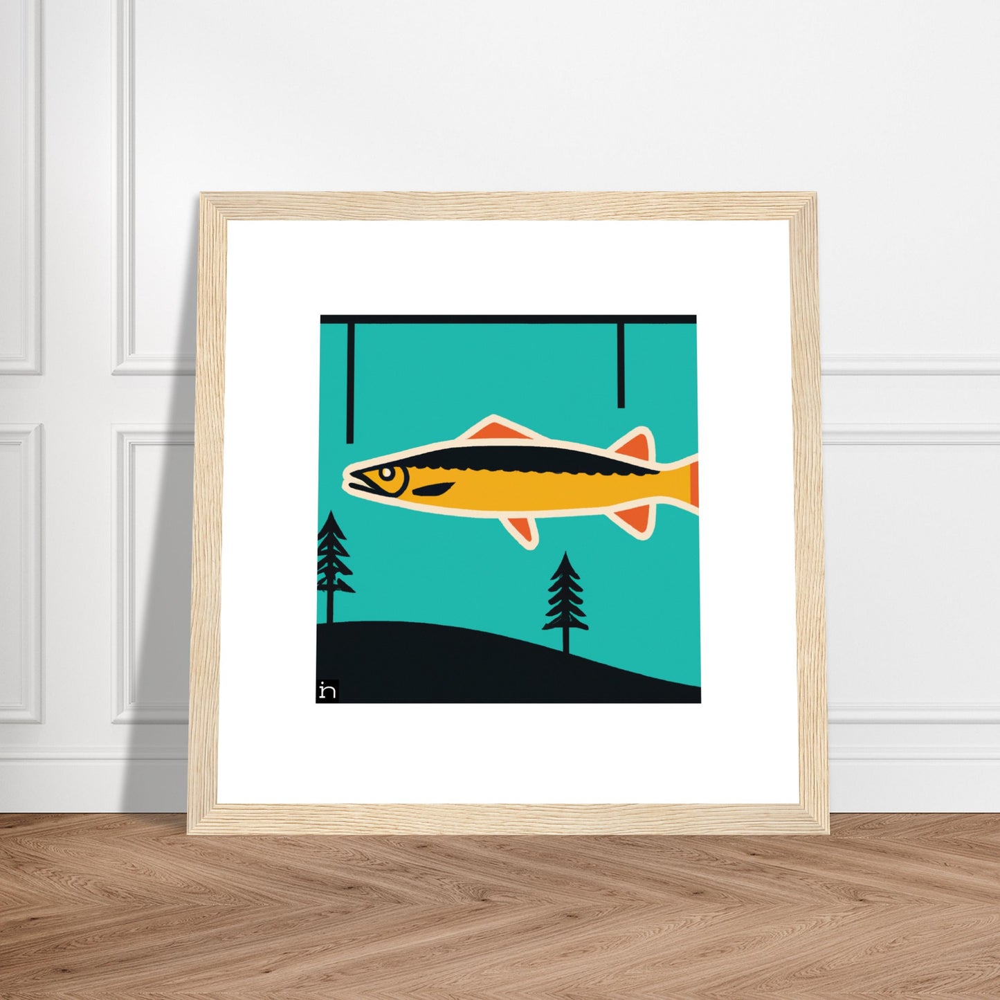 Fish Framed Print 003-23