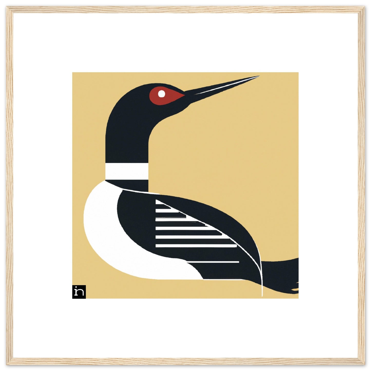 Loon Framed Print 002-23