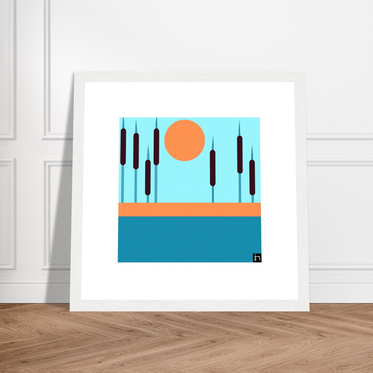 Cattails Framed Print 004-23