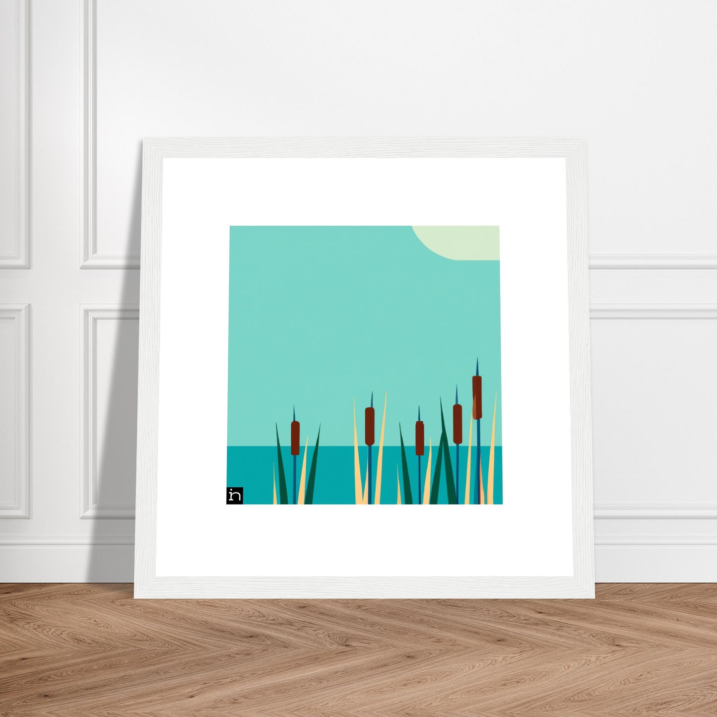 Cattails Framed Print 005-23