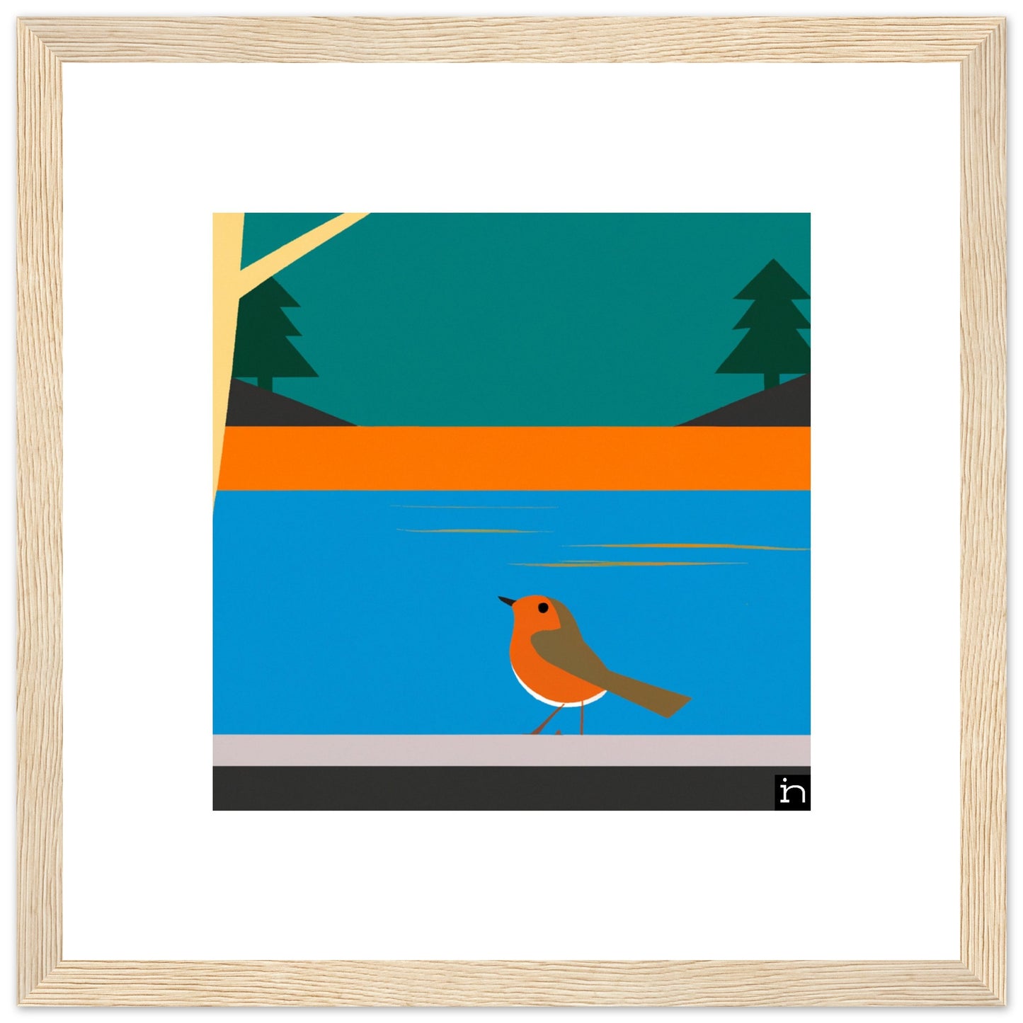 Robin Framed Print 009-23