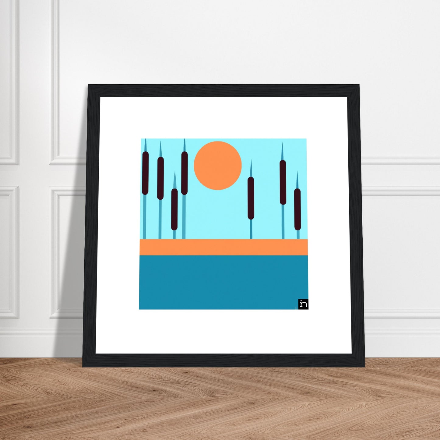 Cattails Framed Print 004-23