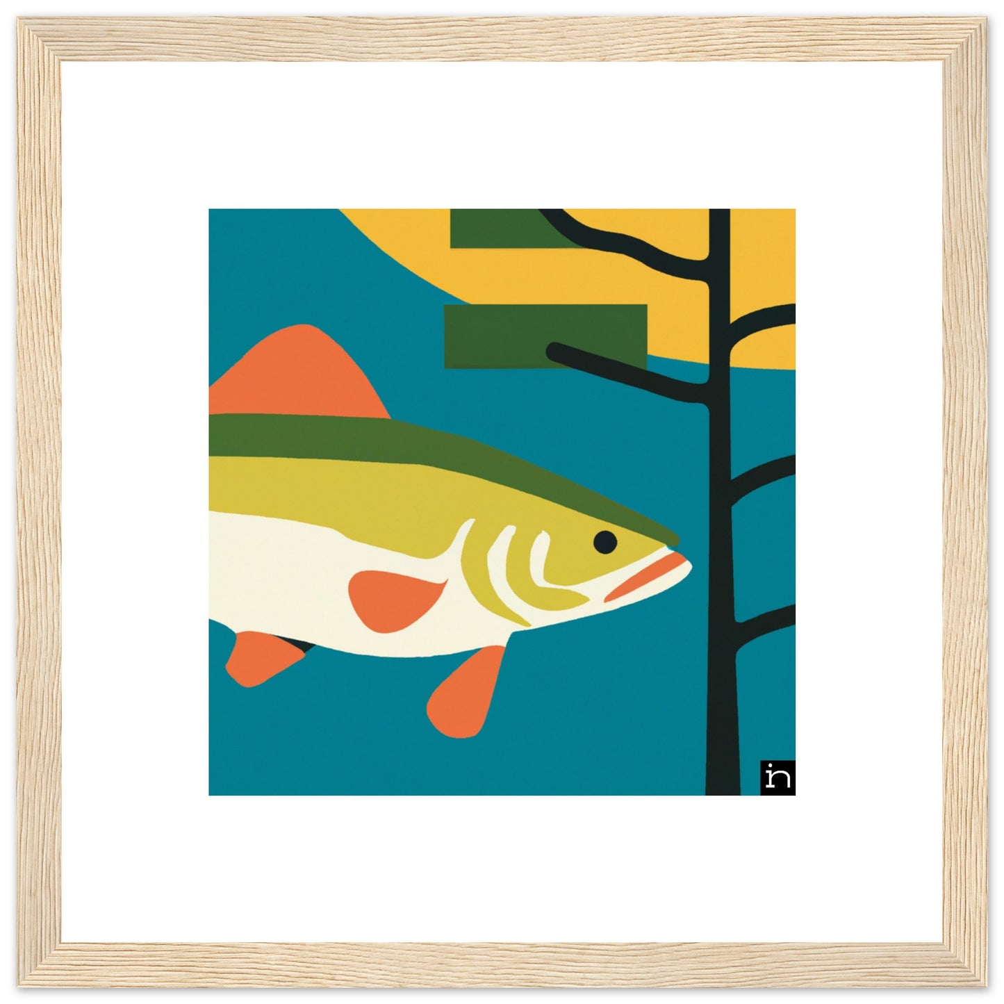 Fish Framed Print 004-23