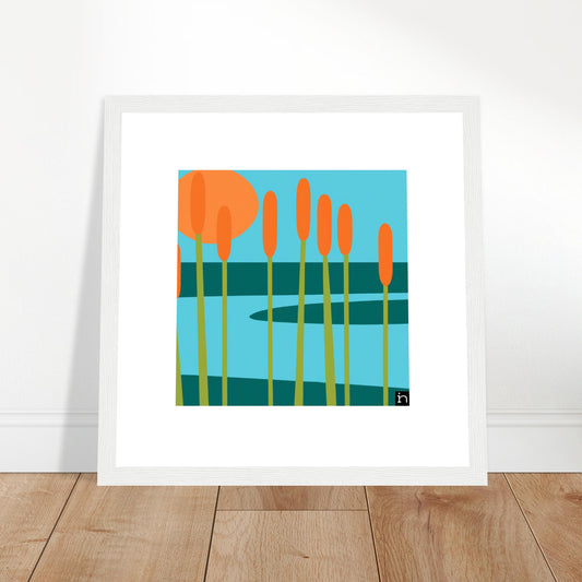 Cattails Framed Print 001-23