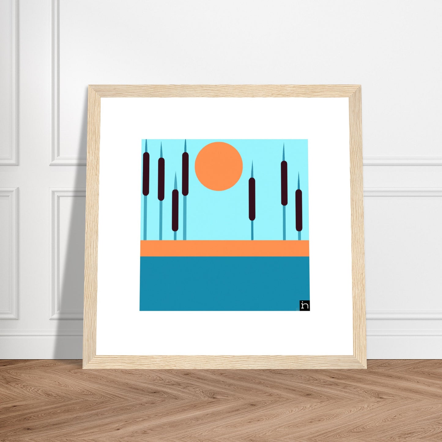 Cattails Framed Print 004-23