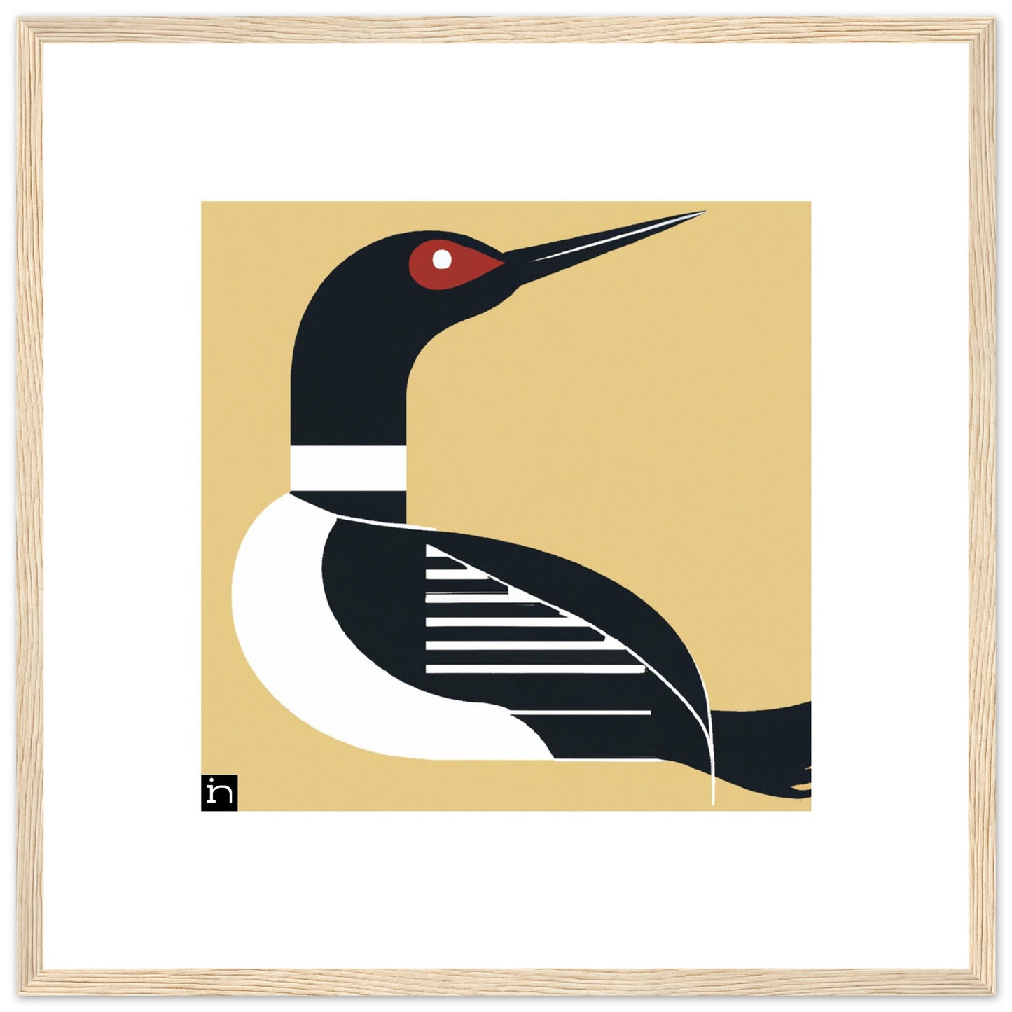 Loon Framed Print 002-23