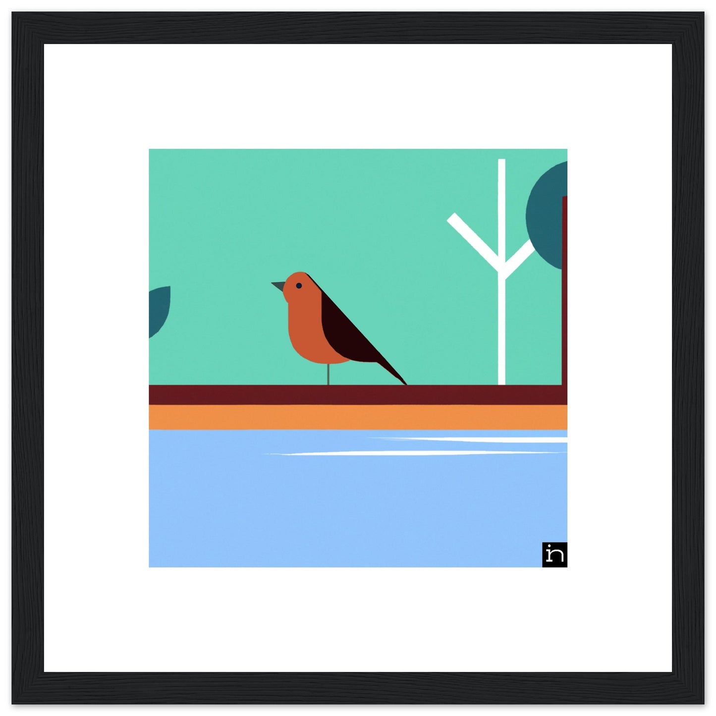 Robin Framed Print 005-23