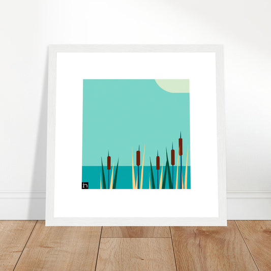 Cattails Framed Print 005-23