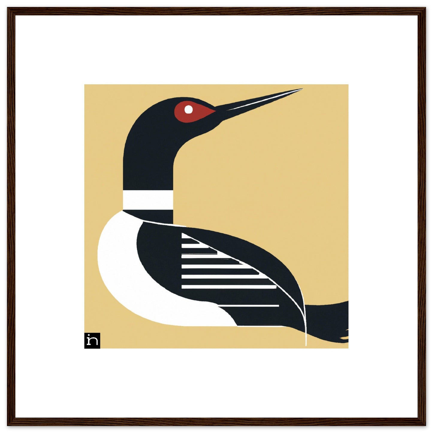 Loon Framed Print 002-23