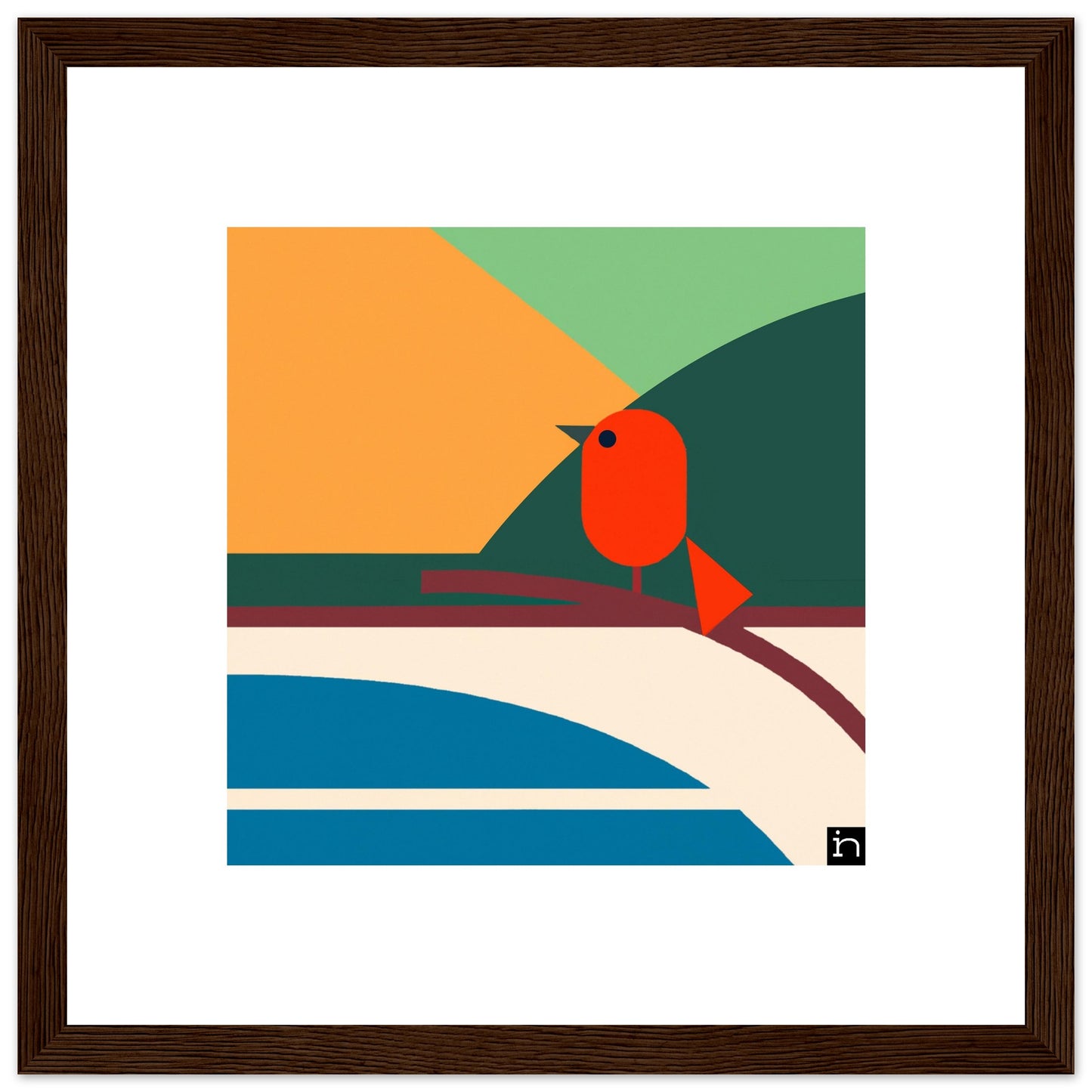 Robin Framed Print 008-23