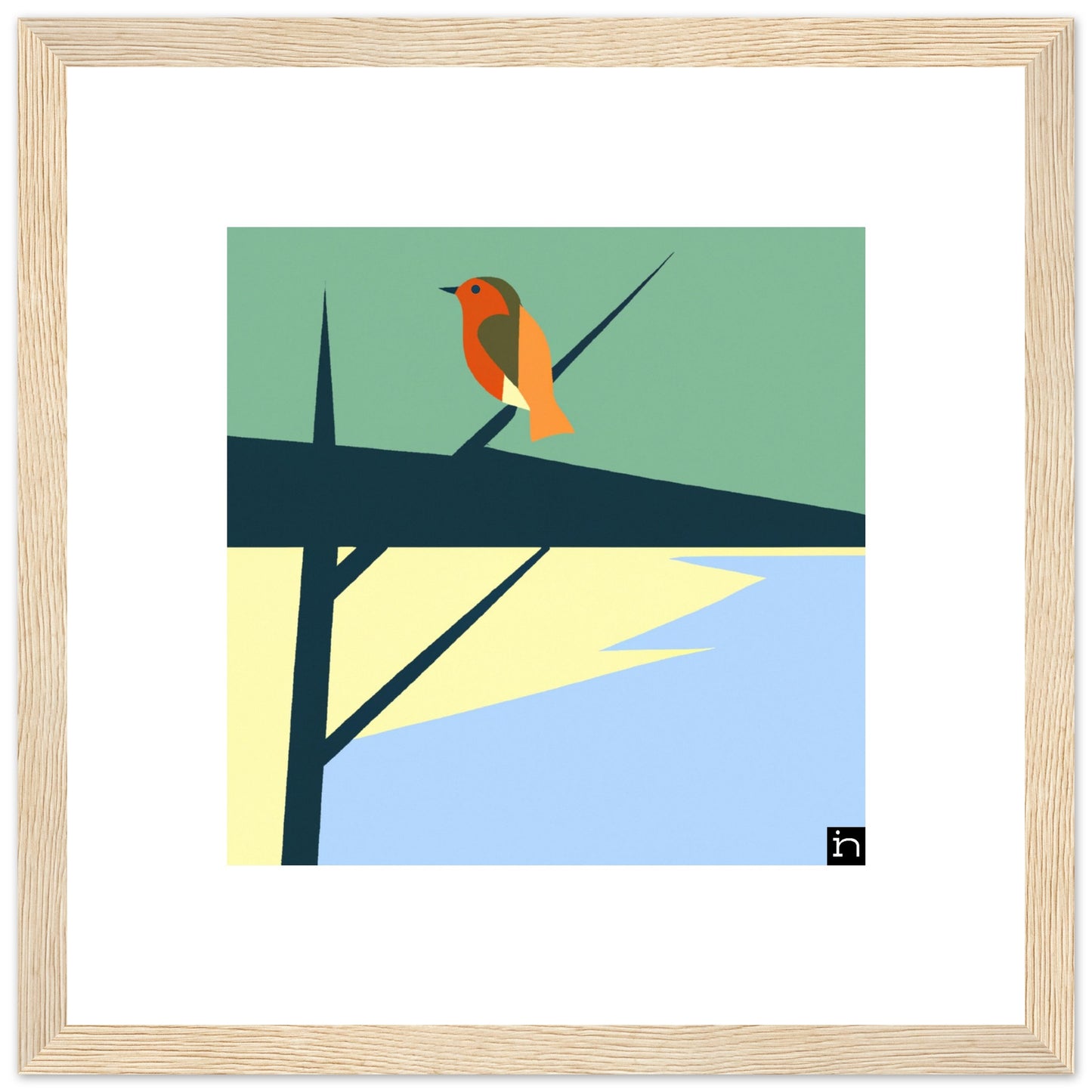 Robin Framed Print 001-23