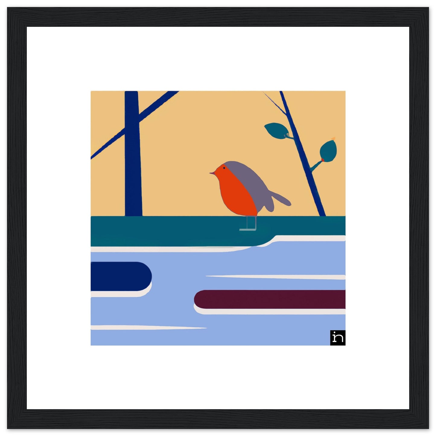 Robin Framed Print 002-23