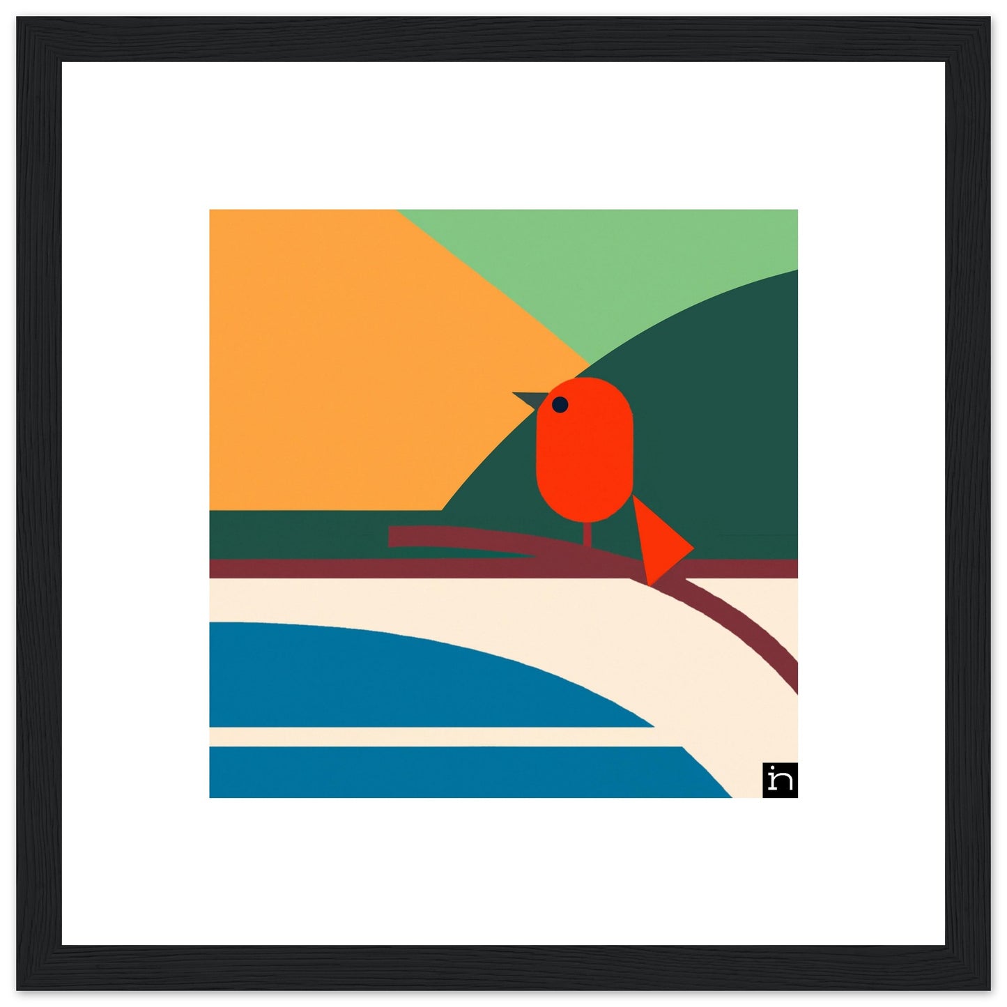 Robin Framed Print 008-23