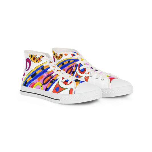 Paisley High Top Sneakers