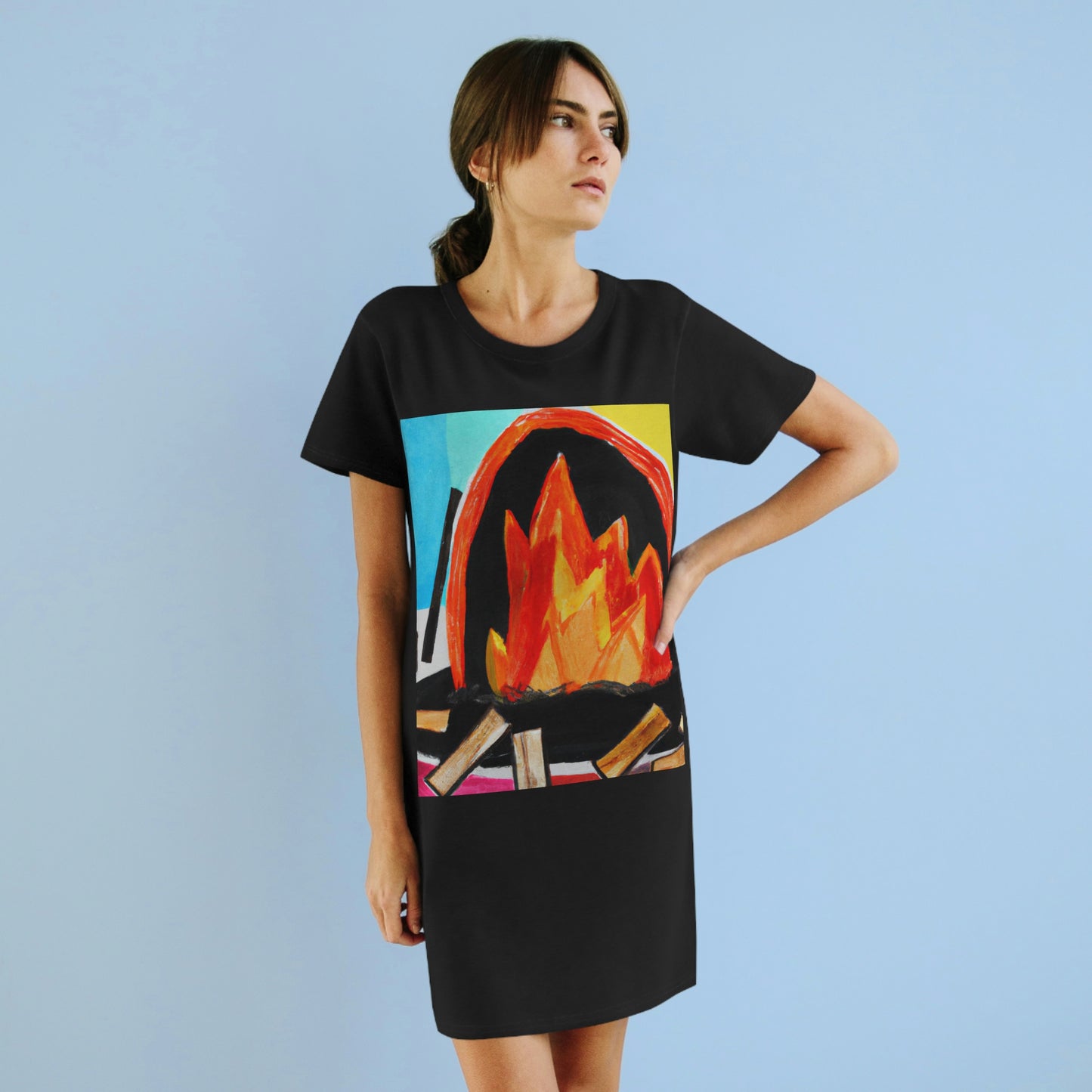 Bonfire Organic T-Shirt Dress